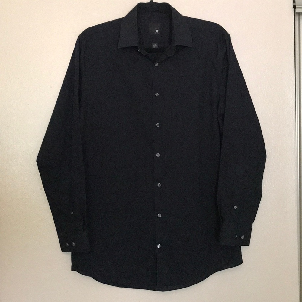 Black button up dress shirt
